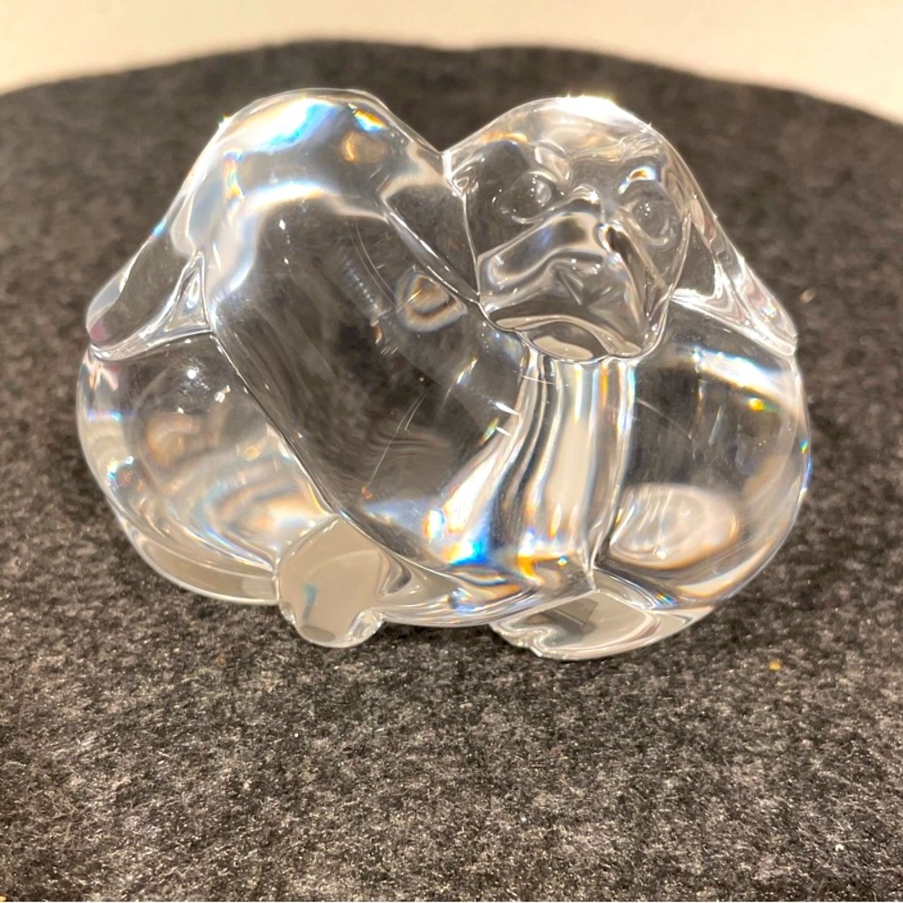 Steuben Crystal Puppy Love.